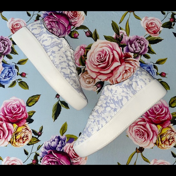 NWOT Open Edit Landyn Pattern Play Platform Sneakers - Picture 6 of 9